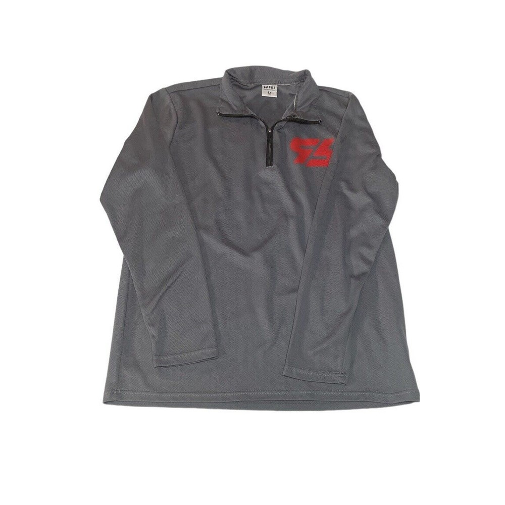 La Fos Running‎ With Cupid Men’s Medium 1/4 Zip Pullover Valentines